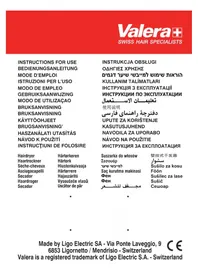 Notice VALERA SXJ 7700 D RC Sèche cheveux