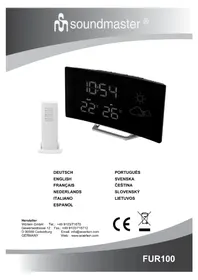 Notice Soundmaster FUR100 Rádio