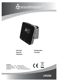Notice Soundmaster UR260 Radio