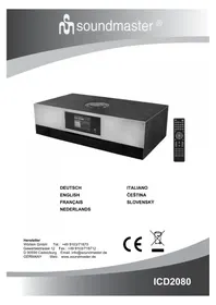 Notice Soundmaster ICD2080 Sistema hi-fi