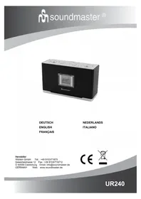 Notice Soundmaster UR240 Radio