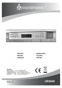 Notice Soundmaster UR2045 Radio