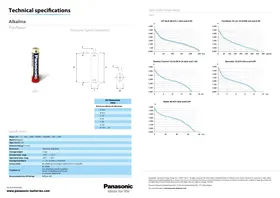 Notice Monacor LR0324 Batterie