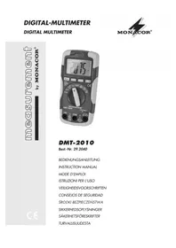 Notice Monacor DMT2010 Multimètre