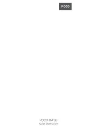 Notice Xiaomi POCO M4 5G Téléphone portable