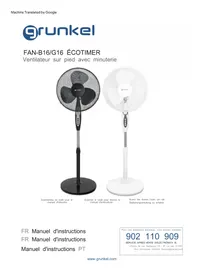 Notice Grunkel FANB16 ECOTIMER Ventilateur