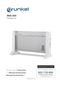 Notice Grunkel RMC600 Chauffage