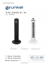 Notice Grunkel TFRC SILENCE Ventilateur