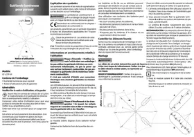 Notice LightZone GTLCFP01 Éclairage