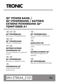 Notice TRONIC QI TPBQS 10000 A1 Batterie externe