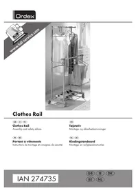 Notice Ordex HG01023 Portant à vêtements