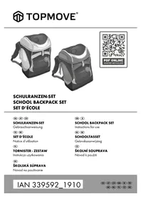 Notice Topmove IAN 339592 Sac à dos scolaire