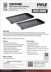 Notice Pyle PLRSTN14UX2 Microphone