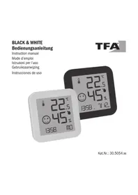 Notice TFA BLACK & WHITE 30.5054.01 Weather Station