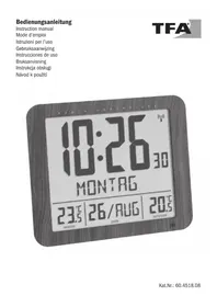 Notice TFA 60.4518.08 Uhr