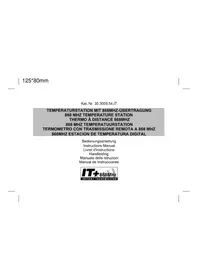 Notice TFA LOGO 30.3009.54.IT Termometro