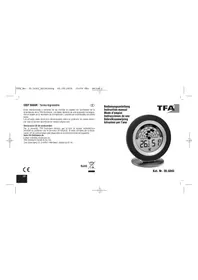 Notice TFA COSY RADAR 30.5043.01 Weather Station