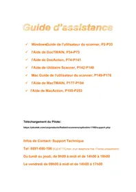 Notice PLUSTEK OPTICSLIM 1180 Scanner