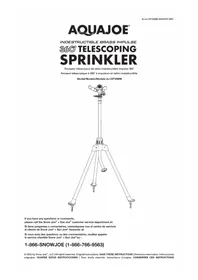 Notice Aqua Joe AJIST39BM Programador de riego