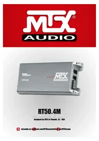 Notice MTX Audio RT50.4M Autoradio