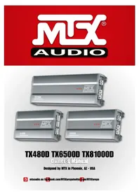 Notice MTX Audio TX6500D Car stereo