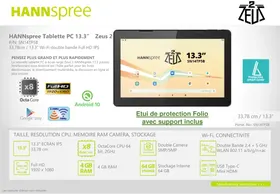 Notice HANNSPREE PAD ZEUS 2 Tablette