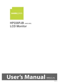 Notice HANNSPREE HP 228 PJB Moniteur