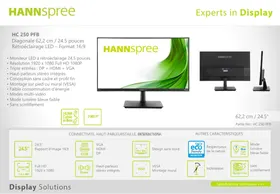 Notice HANNSPREE HC 250 PFB Moniteur