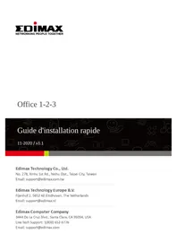 Notice Edimax OFFICE 123 Point d'accès