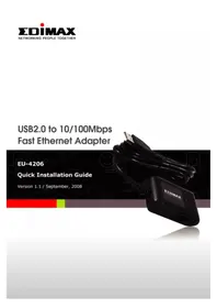 Notice Edimax EU4206 Interface
