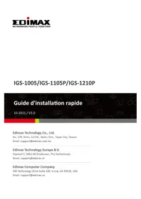 Notice Edimax IGS1005 Commutateur
