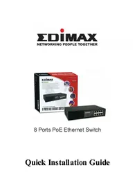 Notice Edimax ES5844P Interruptor