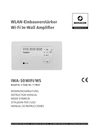 Notice Monacor IWA50WIFIWS Hifi-system