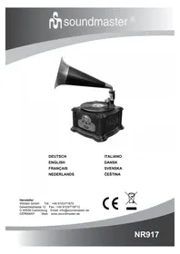 Notice Soundmaster NR917 Sistema hi-fi