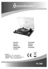 Notice Soundmaster PL780 Giradischi