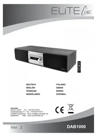 Notice Soundmaster DAB1000 Radio