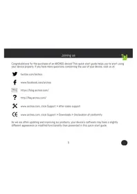 Notice ARCHOS 116 NEON Tablette graphique