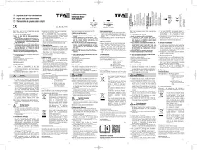 Notice TFA 30.1041 Thermomètre digital