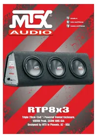 Notice MTX Audio RTP8X3 Enceinte audio