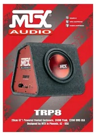 Notice MTX Audio TRP8 Enceinte audio