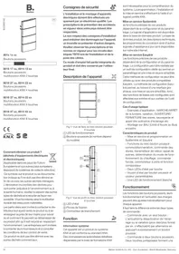 Notice BERKER 80164785 Interrupteur électrique