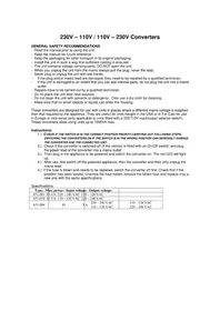 Notice Mercury UK2US45VA Convertisseur audio/vidéo