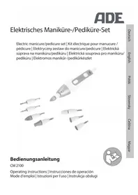 Notice ADE CM2100 Set manicure et pedicure