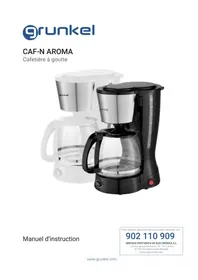 Notice Grunkel CAFB AROMA Machine à café
