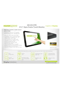 Notice HANNSPREE HO 225 OTB Moniteur