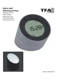 Notice TFA TIME & LIGHT 60.2029.10 Réveil numérique