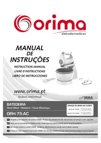 Notice Orima ORH75AC Robot de cuisine