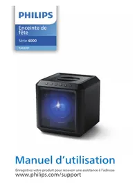 Notice PHILIPS TAX4207 Enceinte