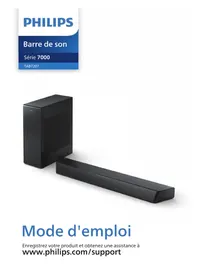 Notice PHILIPS TAB7207 Barre de son