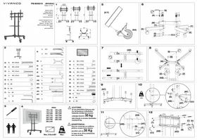 Notice VIVANCO FS 8060 D Support TV mobile
